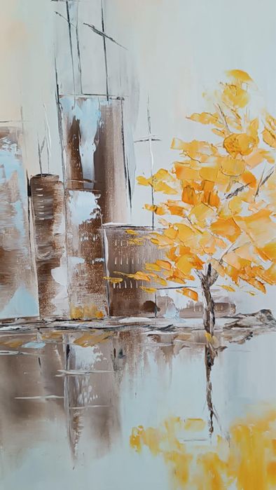 Картина “Гладски пейзаж - Есен”