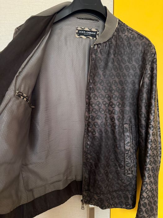 Dolce & Gabbana кожено яке, естествена кожа, Made in Italy, размер 50