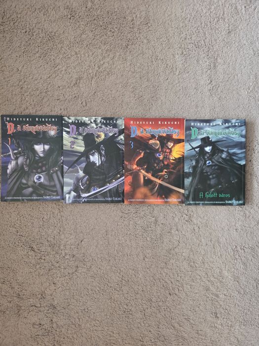 D, a vámpírvadász manga magyarul/Hungarian language complet set 
(Csak egyben eladó)