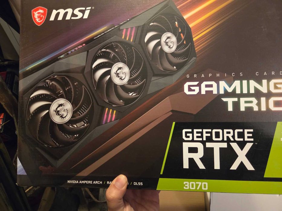 Видеокарта MSI RTX3070 TRIO