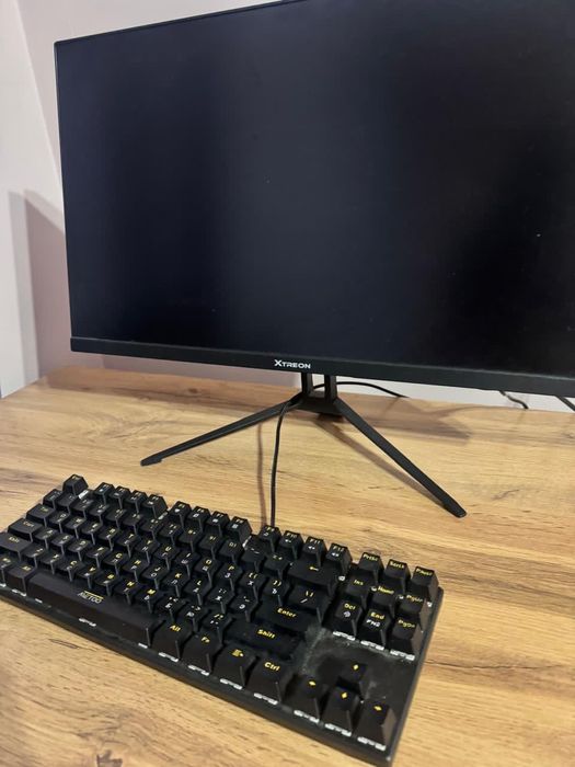 Монитор “XTREON XT2442PE черный” + механическая клавиатура