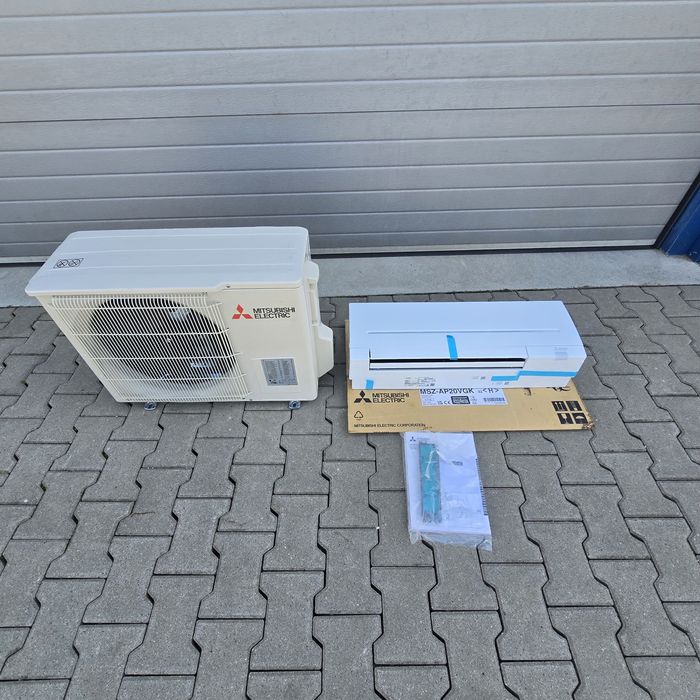 Aer Conditionat/Pompă Caldura Mitsubishi Electric MSZ-HR25VFK+MSZ-AP20 VGK cu modul WIFI INCLUS Inverter 12000 BTU