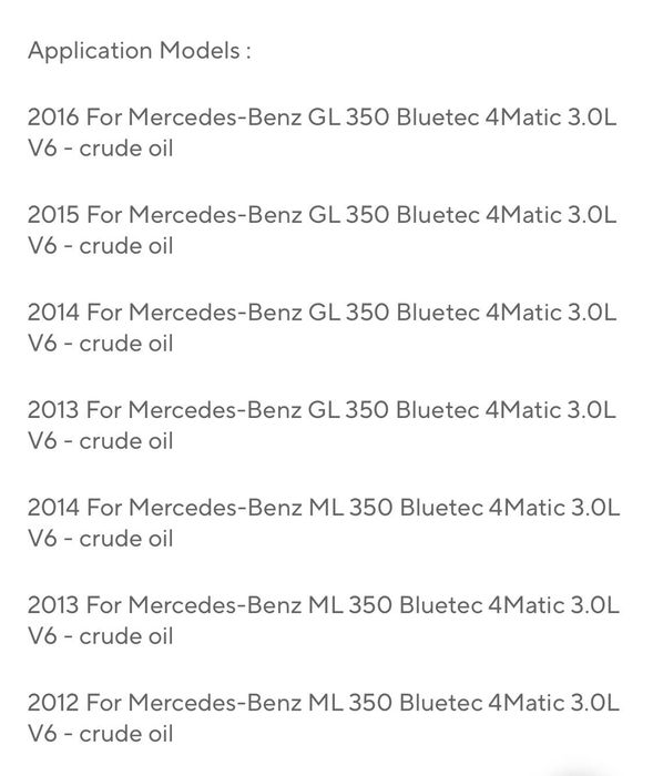 Mercedes ML/GL 350, 2012-2016, въздуховоди