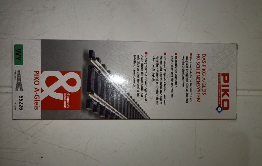 Piko 55226 macaz Y trenulet electric HO