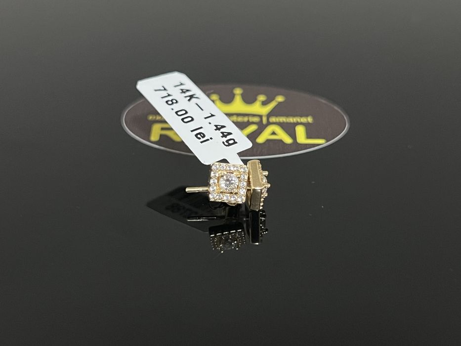 Bijuteria Royal CB : Cercei copil aur 14K 1,44 grame