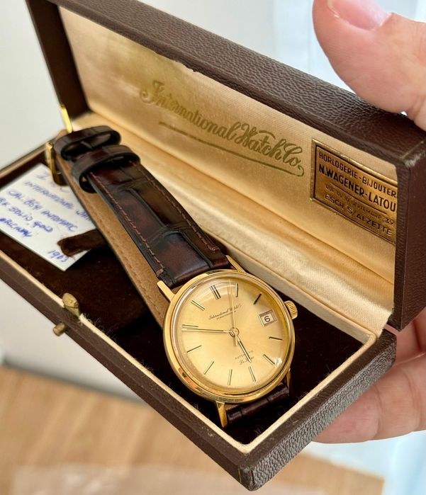 Ceas IWC De Luxe automatic de aur 18k