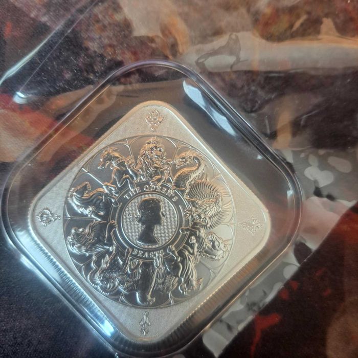 Сребърен бар Queen's Beasts Completer