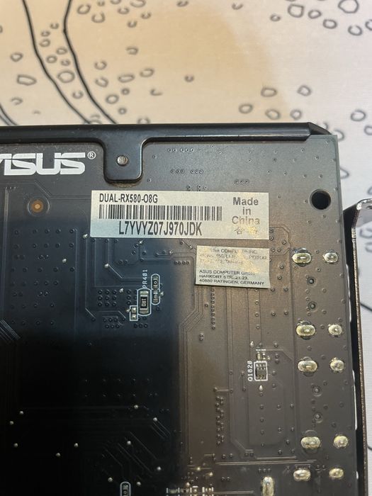Продам видеокарту RX 580 8GB