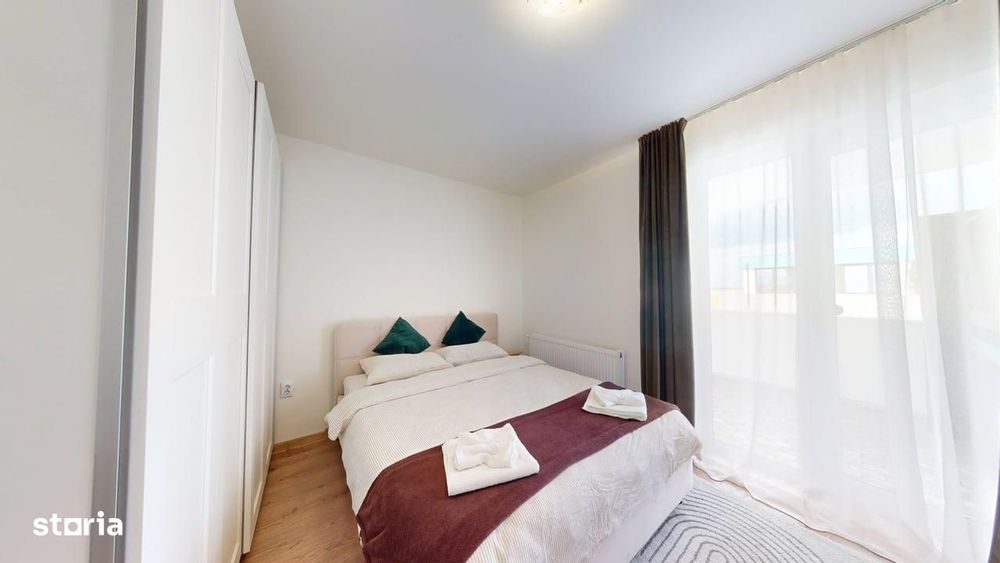 Apartament 2 camere cu terasa de 40 mp, loc de parcare si boxa – Tur