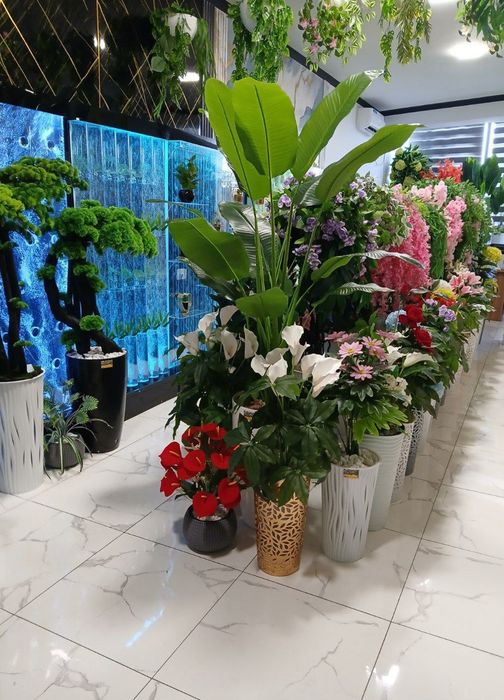 Суний гуллар ва дарахтлар олами искусственные цветы и деревья