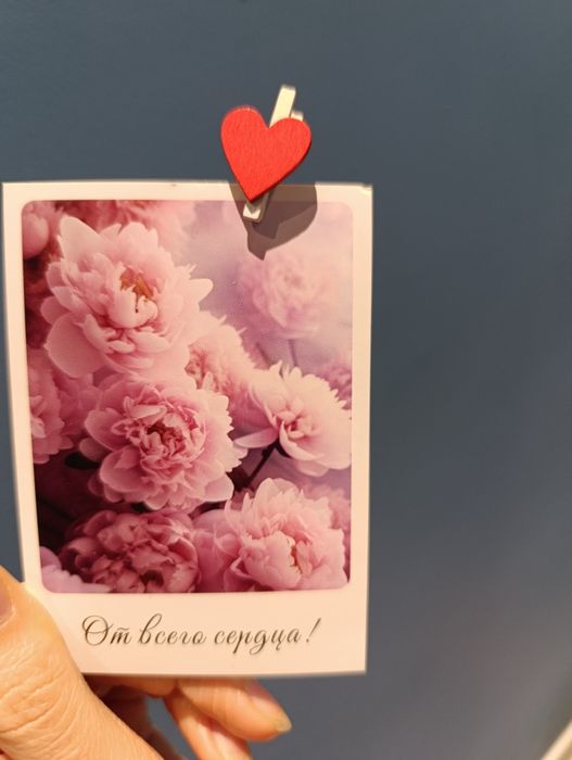 Декоративные прищепки с сердечком для открыток,подарков,поделок