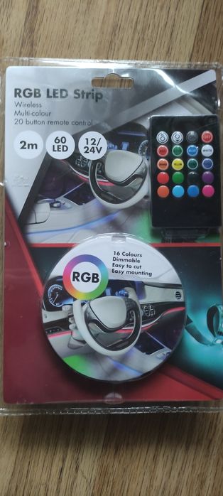 Лед лента цветна с дистанционно