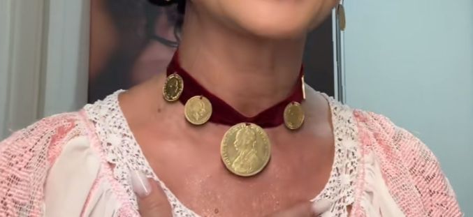 Monede mari mici franc iosif placate cu aur 24k 1/1 cu cele roiginale din aur