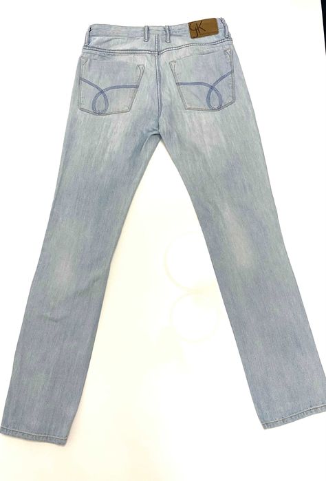 Blugi Calvin Klein albastru deschis