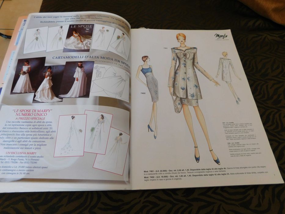 Списания Moda Marfy Italian Fashion Design /модели облекло