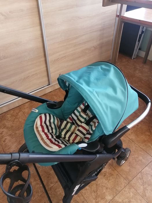 Căruț copil 3in1 Hauk+landou+ scaun auto(scoică). Scaun auto Bertoni.