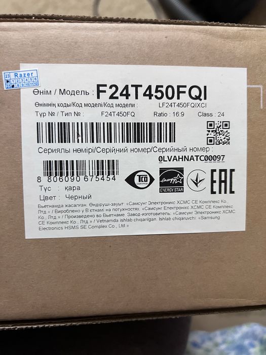 Монитор Samsung 24” FHD 75ghz