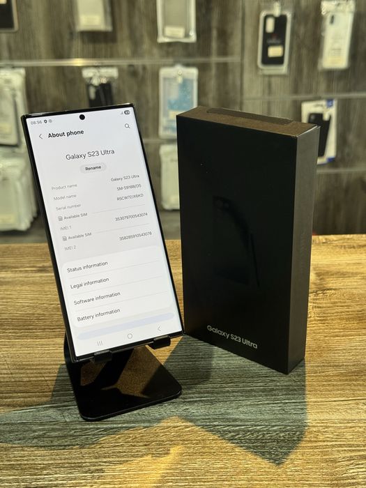Samsung Galaxy S23 Ultra 256GB Phantom Black SH