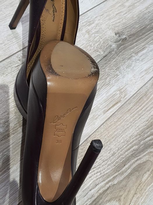 Кожаные туфли Corsocomo, лабутены