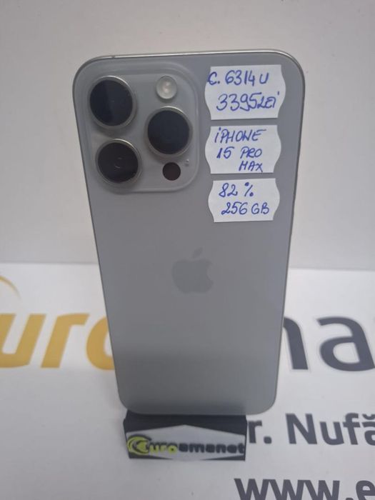 Telefon mobil Apple iPhone 15 Pro Max, 256GB -N2-