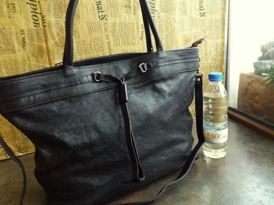 дамска кожена чанта,тъмно кафява естествена кожа