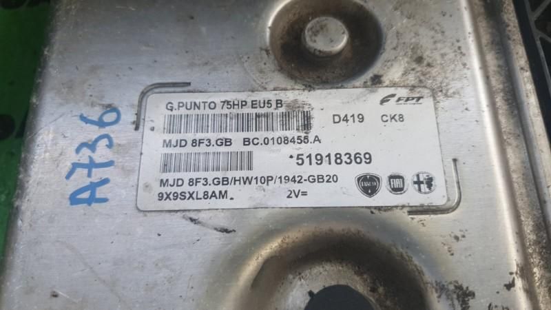 Calculator ecu Fiat Grande Punto 2005-> 51918369