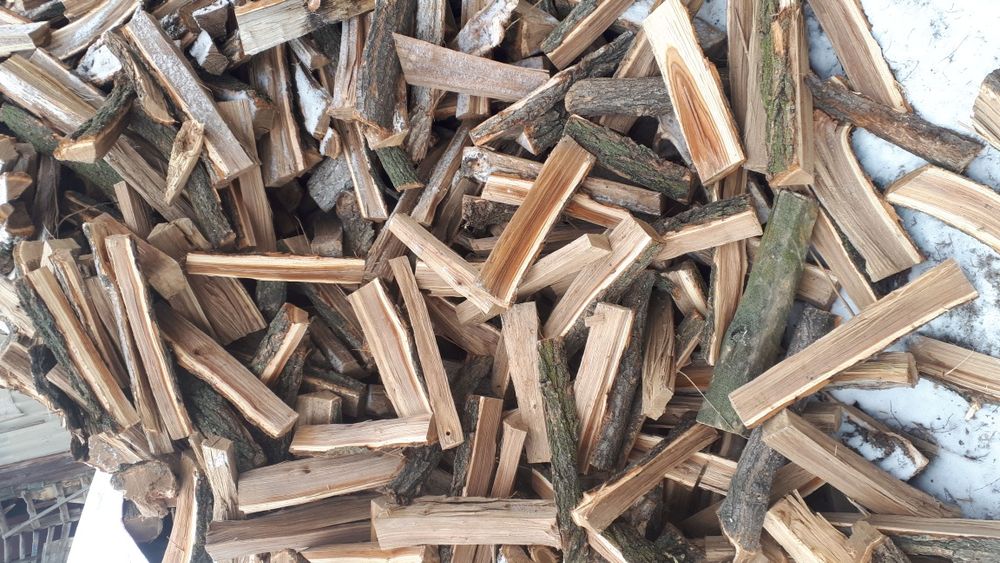 Дрова колотые,чернозем, перегной