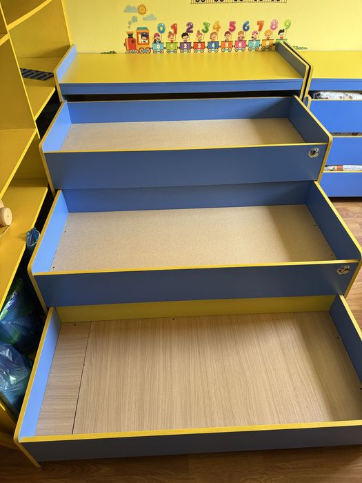 Кроватка детская тройная