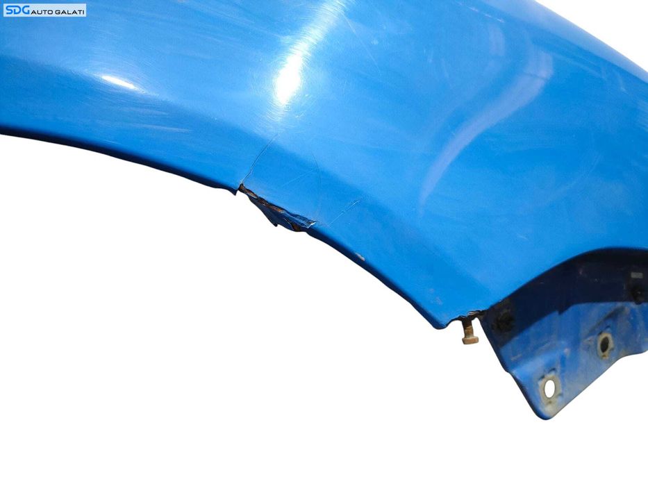 Aripa Dreapta Fata Volkswagen Polo 9N2 2002 - 2005 Culoare Albastru (Inceput de Rugina) [LC0156SOS]