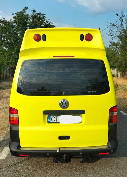 VW T5 2.5 diesel, inaltat, camper minimal 2 locuri, AC, schimb cu rulota