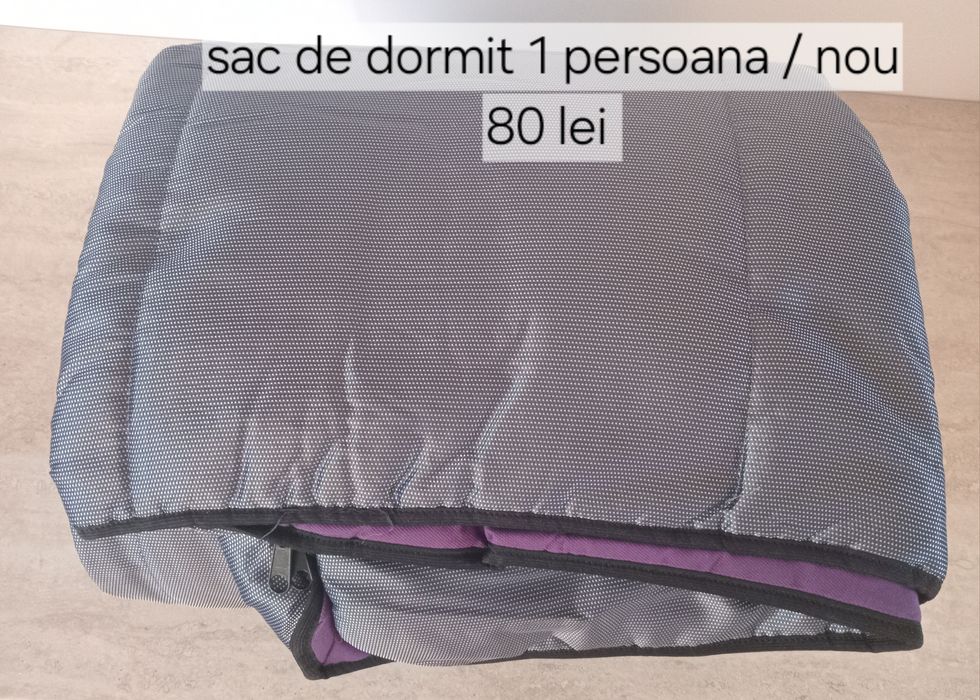 Sac de dormit   de adult ,-NOU-Coperte  Pilote Perne cearsafuri
