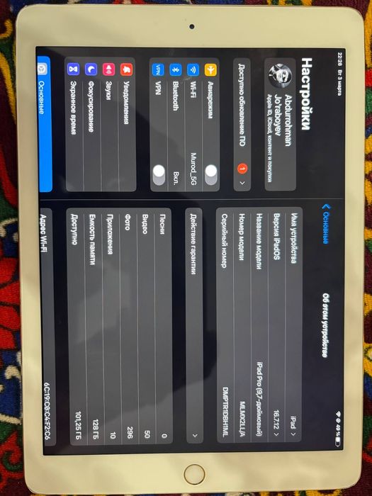 Ipad Pro 128gb srochna