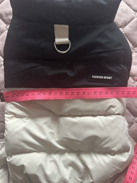 Кучешки ватиран гащеризон р-р Л, пуловерче синьо р-р XXL