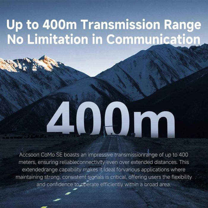 Accsoon CoMo SE (1H2R) Безжична интерком система за 3-ма души (2.4GHz)