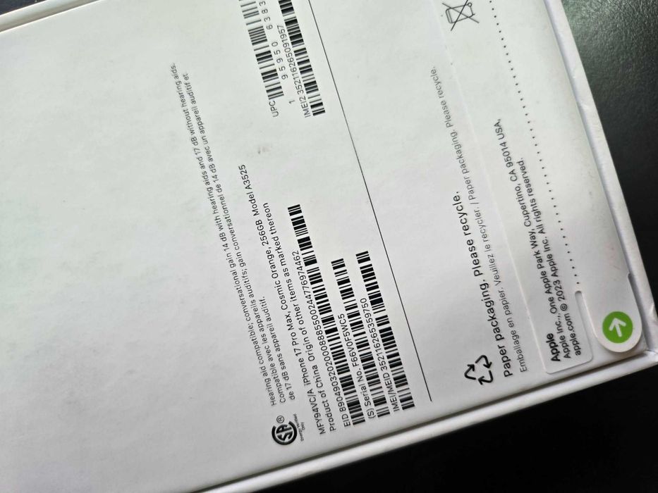 iPhone 17 Pro Max 256 gb/ чисто нов!