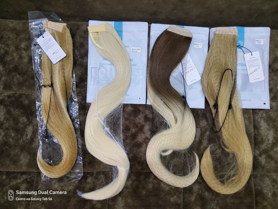 Осенние скидки! Красивые парики, хвосты накладные