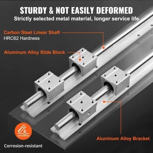 3 seturi sina ghidare SBR20 linear guide cu 4 rulmenti