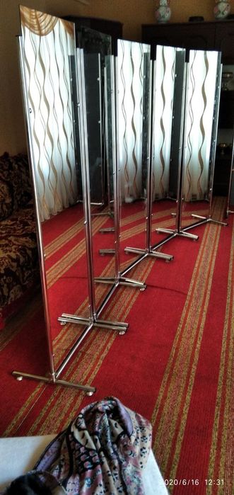 Зеркала 430000 сум на стойке  от изготовителя. Ойна магазин, уй , ат