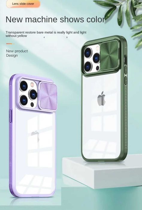 Husa Premium transparenta cu protectie metalica pt. iPhone 13 Pro Max