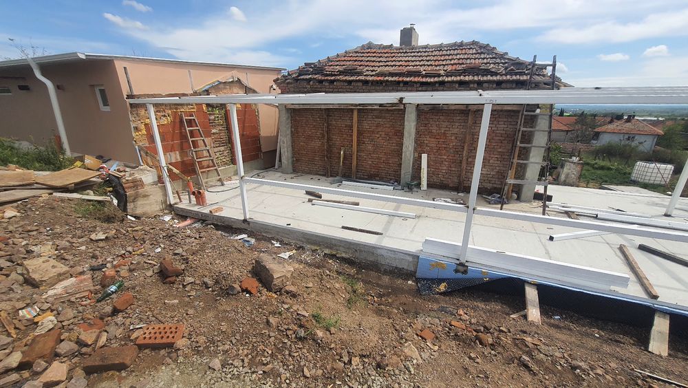 Къщи, метални и дървени конструкции, халета. Строителна дейност!