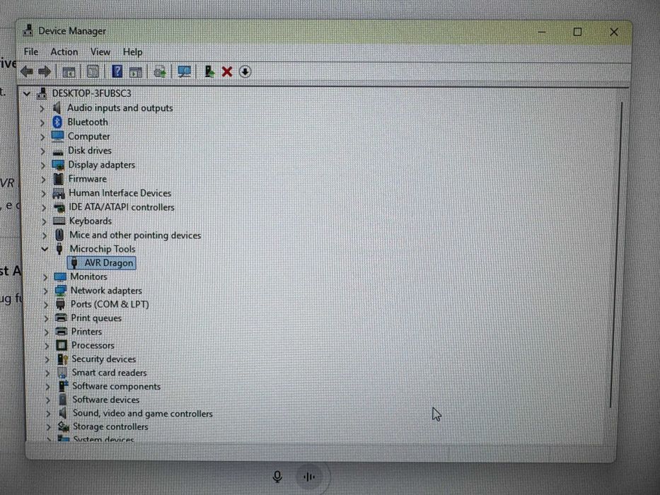 Debugger Atmel AVR Dragon