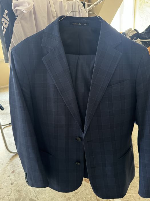 Мъжки елегантен slim fit костюм