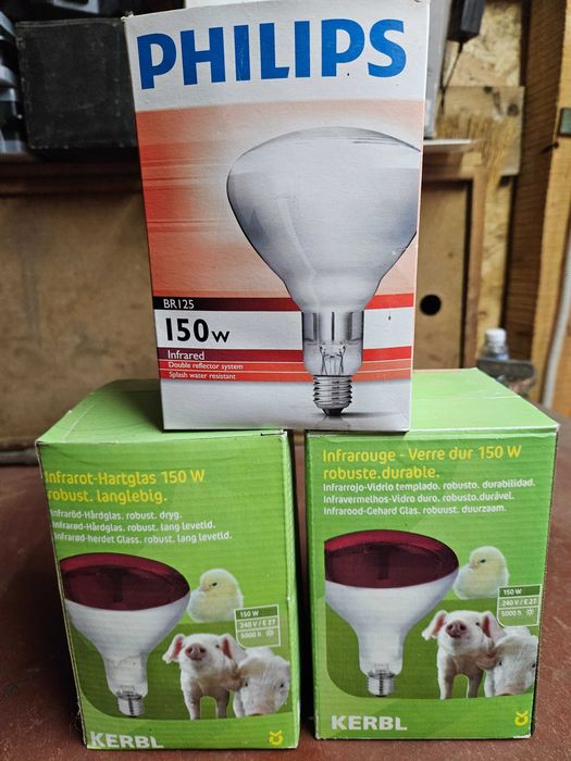 Becuri și lămpi pentru pasari si animale