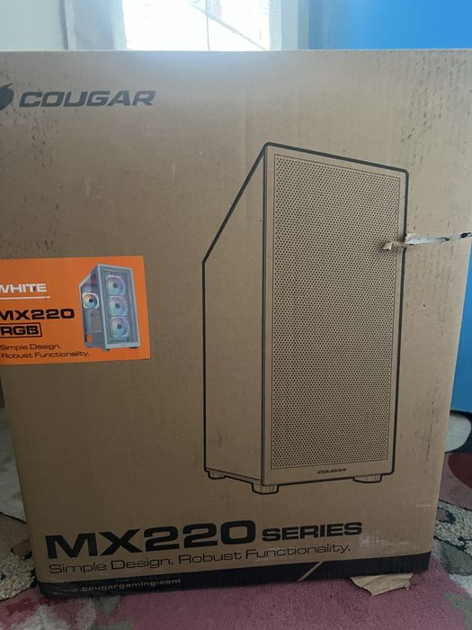 Компьютерный корпус cougar MX220 rgb white