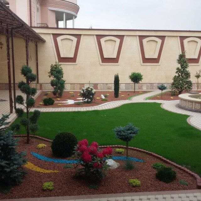 Выполняем ландшафтный дизайн, поливная система, газоны