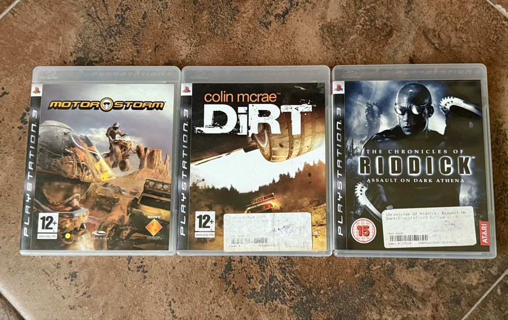 3 игри за PS3 – MotorStorm, DiRT, Riddick