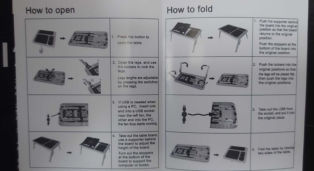 Подставка для ноутбука E-Table LD09 (новая, в упаковке)