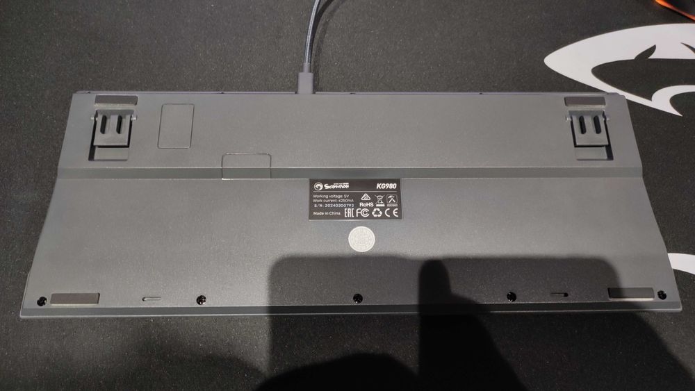 Геймърска клавиатура Marvo KG980-B , механична, RGB подсветка, USB