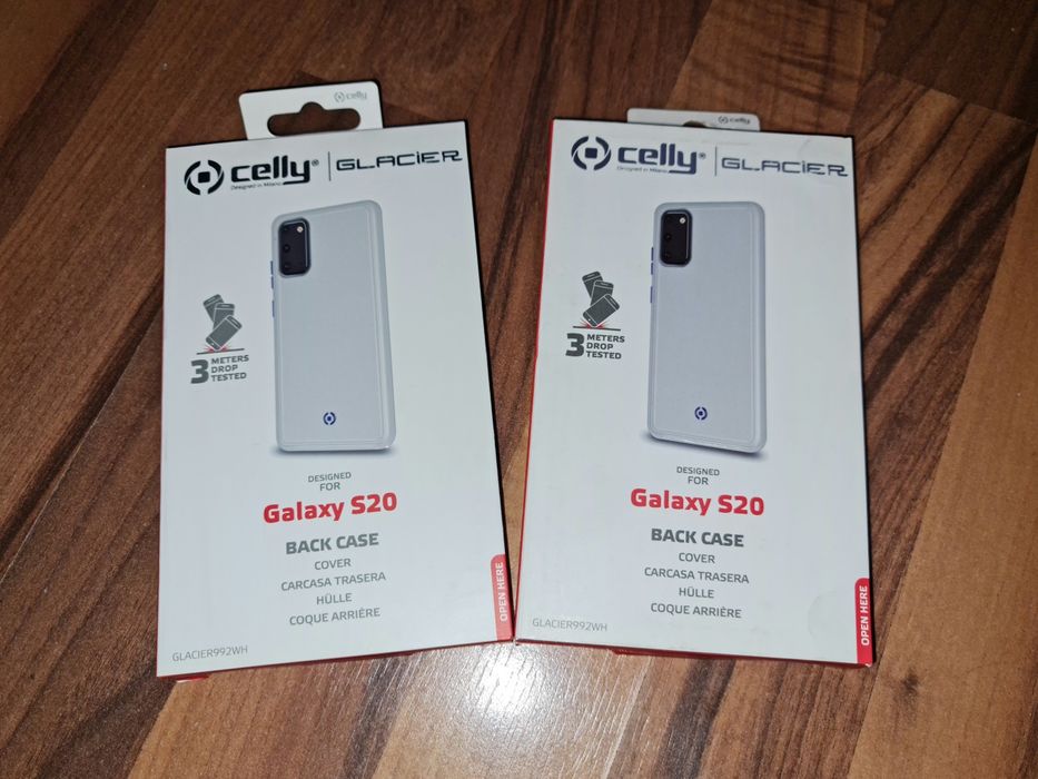 Husa antisoc originala Celly Glacier Cover Samsung Galaxy S20 4G/5G