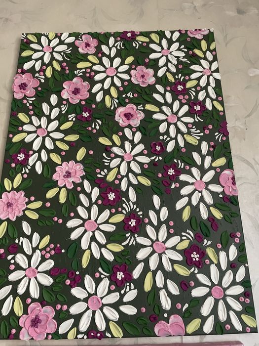 Текстурные картины холст